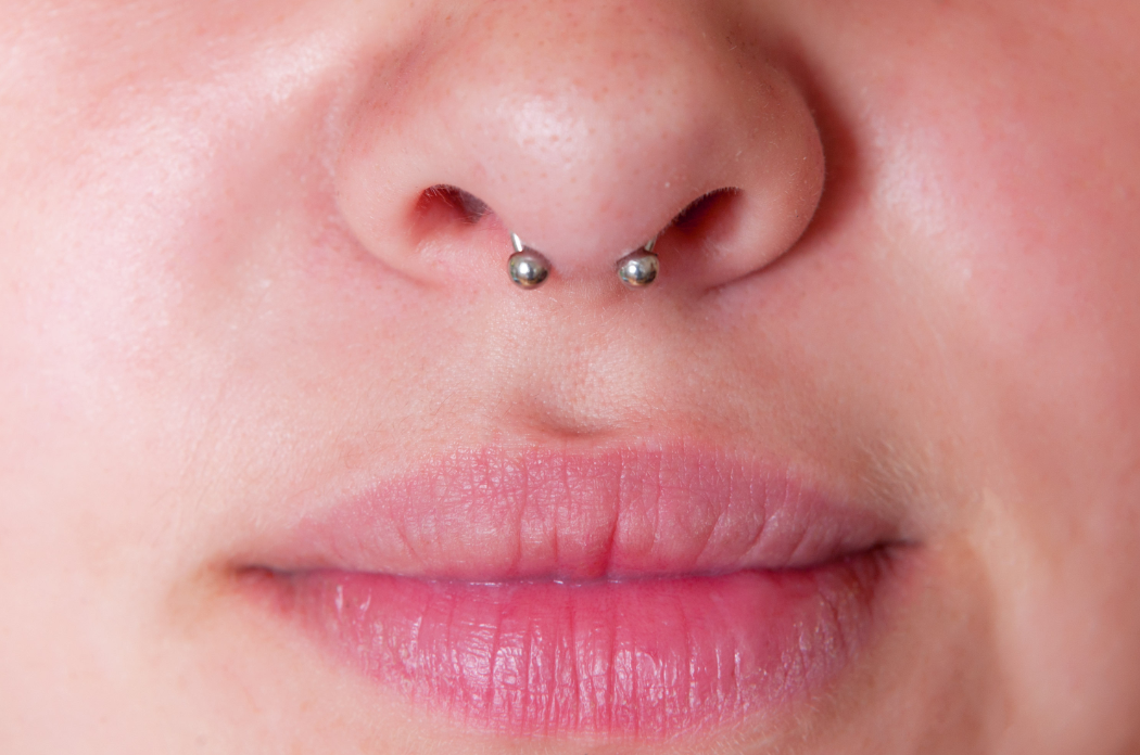 Septum Rings and Blue Hair: A Trendy and Edgy Style - wide 7