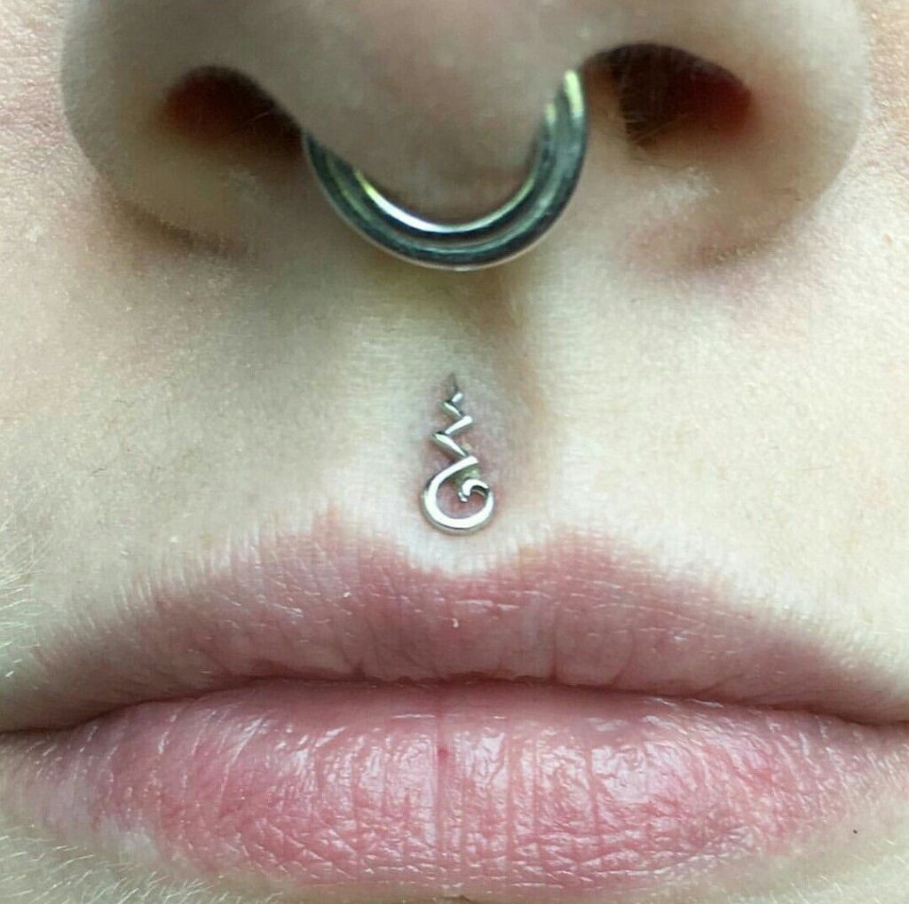 medusa lip piercing