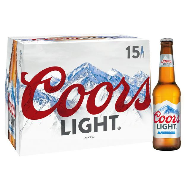 coors light calories