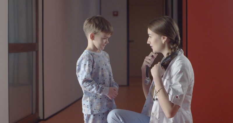 nurse with kid