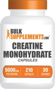 Bulk Supplements Creatine Monohydrate Capsules